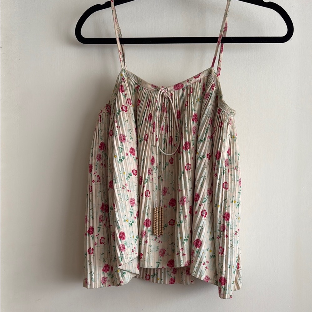 Floral Spaghetti Strap Top